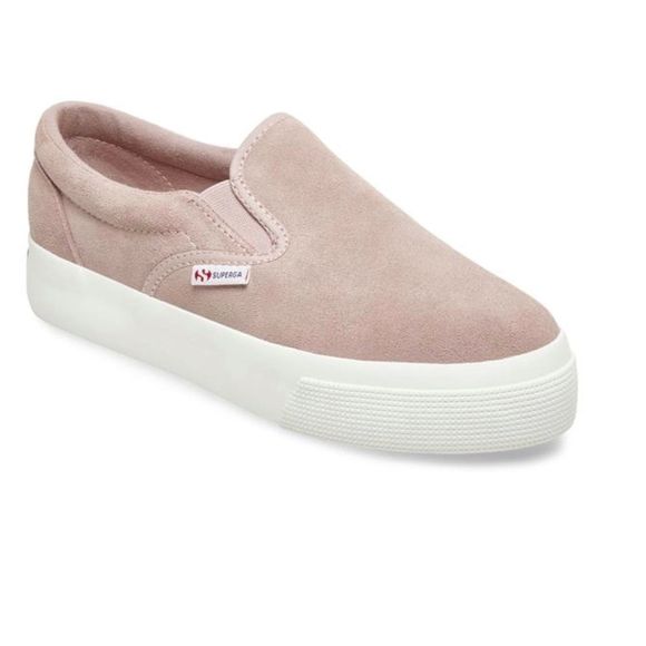 superga slip on platform sneakers